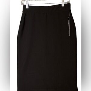 New Mix Black Pencil Skirt - Stretchy & Stylish Large